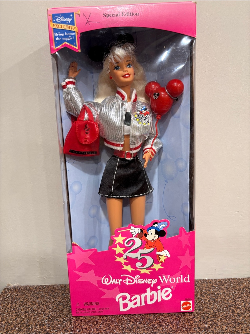 Barbie Walt Disney World 25th Anniversary Doll NIB NRFB